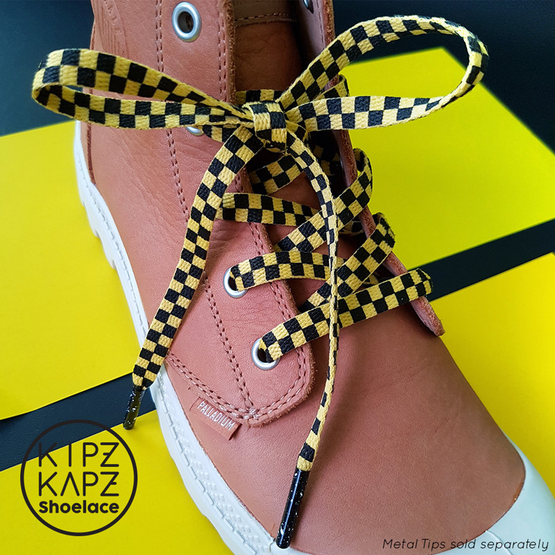 AKSESORIS SNEAKERS KIPZKAPZ Flat Checker XS31 8MM